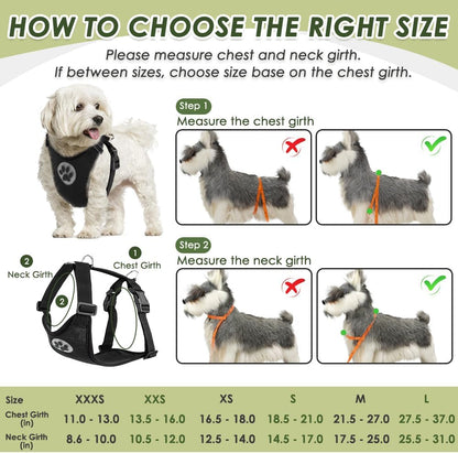 Dog Seat Belt Harness for Car, Dog Car Harness & Seatbelt, FU M | Adjustable Mesh Breathable Harness & Dog Seatbelt Safety Tether with Elastic Bungee & Double Clips for Small Medium Large Pet