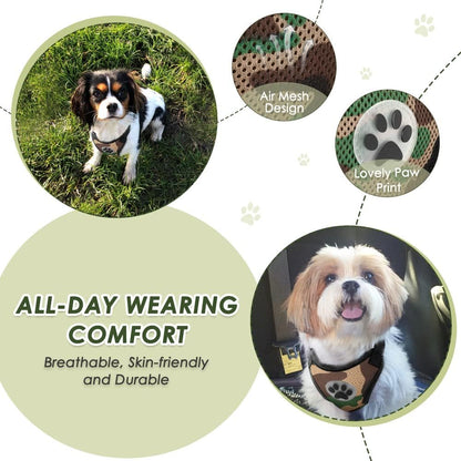 Dog Seat Belt Harness for Car, Dog Car Harness & Seatbelt, FU M | Adjustable Mesh Breathable Harness & Dog Seatbelt Safety Tether with Elastic Bungee & Double Clips for Small Medium Large Pet