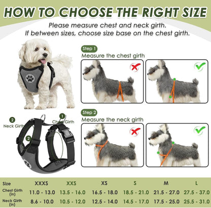 Dog Seat Belt Harness for Car, Dog Car Harness & Seatbelt, FU M | Adjustable Mesh Breathable Harness & Dog Seatbelt Safety Tether with Elastic Bungee & Double Clips for Small Medium Large Pet