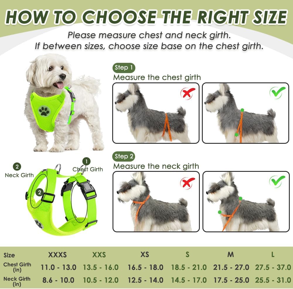 Dog Seat Belt Harness for Car, Dog Car Harness & Seatbelt, FU M | Adjustable Mesh Breathable Harness & Dog Seatbelt Safety Tether with Elastic Bungee & Double Clips for Small Medium Large Pet