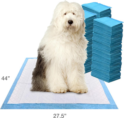 Wee-Wee Superior Performance Pee Pads for Dogs with Runoff Barrier Edge Guard Protection, Puppy & Dog Potty Training Pads, Housebreaking Pet Supplies, 27.5" x 44"