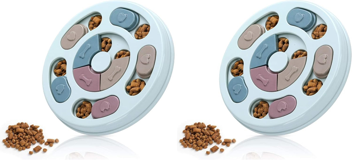 Dog Puzzles,Dogs Food Puzzle Feeder Toys for IQ Training & Mental Enrichment,Dog Treat Puzzle(Pink)