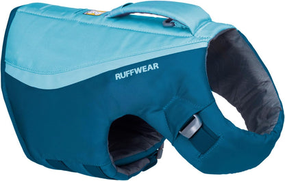 Ruffwear, Float Coat Dog Life Jacket, Swim Vest, Deep Blue, Medium
