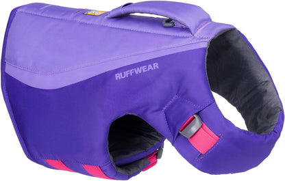 Ruffwear, Float Coat Dog Life Jacket, Swim Vest, Deep Blue, Medium
