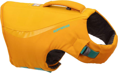 Ruffwear, Float Coat Dog Life Jacket, Swim Vest, Deep Blue, Medium