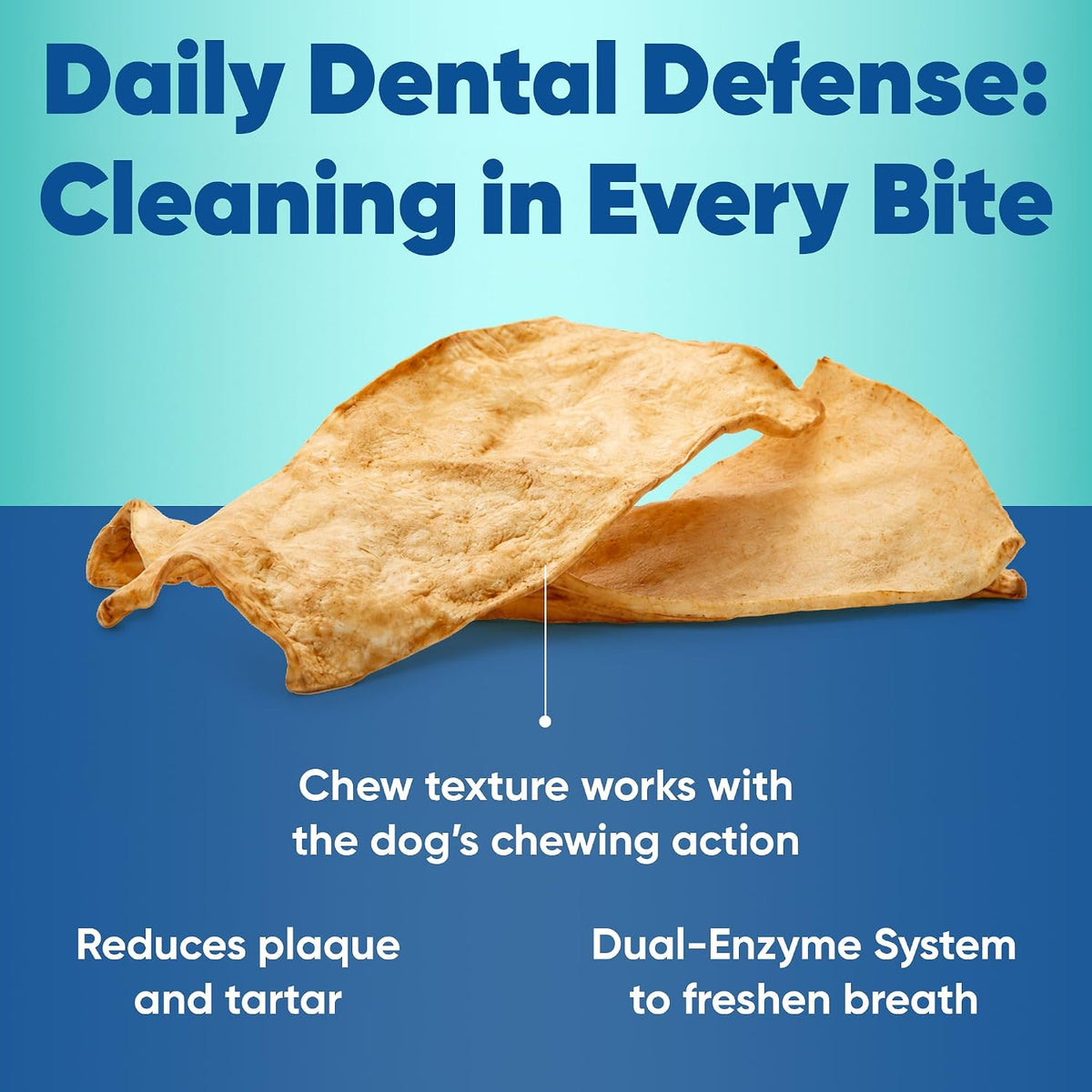C.E.T. Enzymatic Oral Hygiene Chews for Dogs, Tartar Control, Large