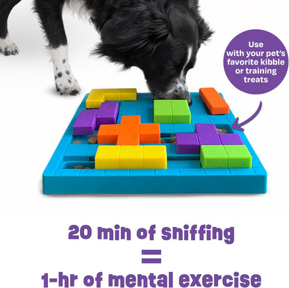 Brain Teaser Treat Puzzle - Dog Puzzle Toys, Interactive Dog Toys, Gifts for Dogs