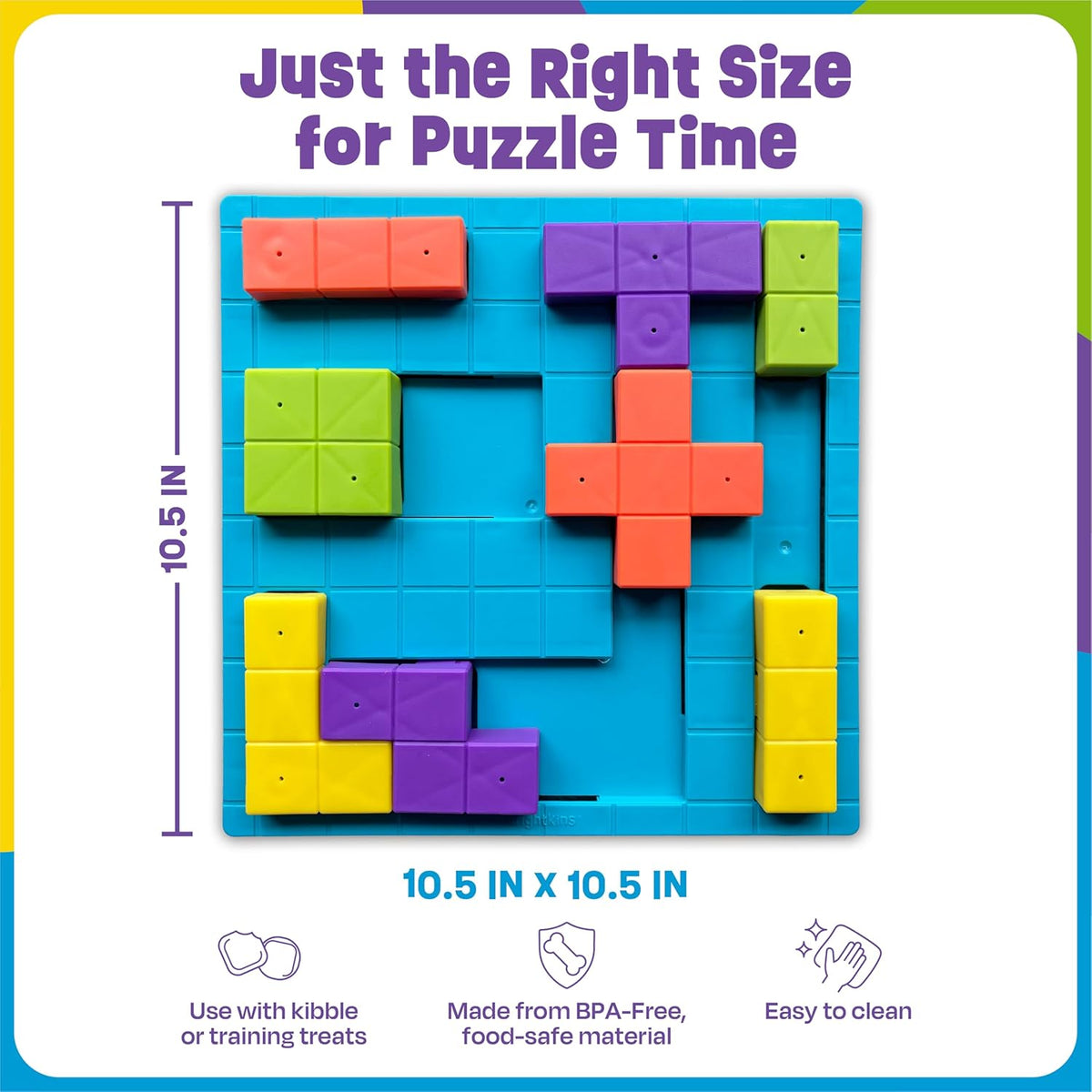 Brain Teaser Treat Puzzle - Dog Puzzle Toys, Interactive Dog Toys, Gifts for Dogs