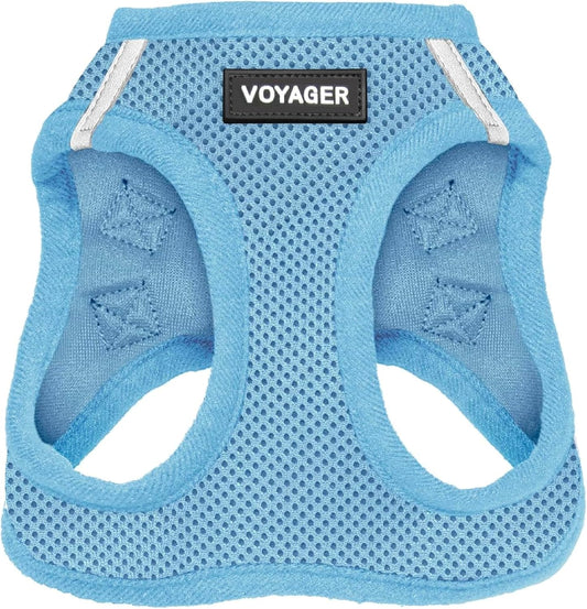 Voyager Step-in Air Dog Vest Harness - Moss Green, Medium | 16 - 18" in Chest, Reflective Bands, All Weather Breathable Air Mesh, Cats Compatible, Lightweight, Fast Drying - Colors B