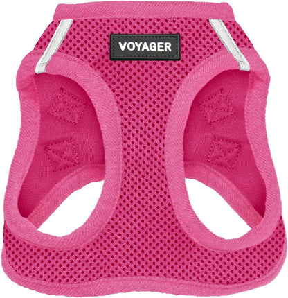 Voyager Step-in Air Dog Vest Harness - Moss Green, Medium | 16 - 18" in Chest, Reflective Bands, All Weather Breathable Air Mesh, Cats Compatible, Lightweight, Fast Drying - Colors B