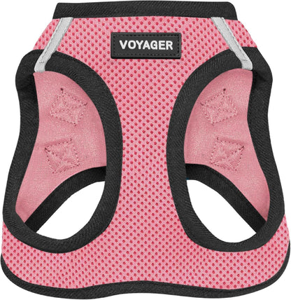 Voyager Step-in Air Dog Vest Harness - Moss Green, Medium | 16 - 18" in Chest, Reflective Bands, All Weather Breathable Air Mesh, Cats Compatible, Lightweight, Fast Drying - Colors B