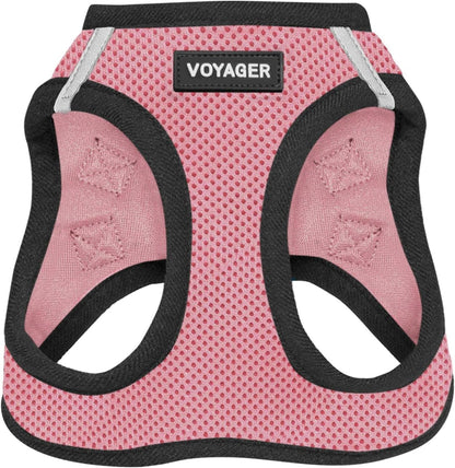 Voyager Step-in Air Dog Vest Harness - Moss Green, Medium | 16 - 18" in Chest, Reflective Bands, All Weather Breathable Air Mesh, Cats Compatible, Lightweight, Fast Drying - Colors B