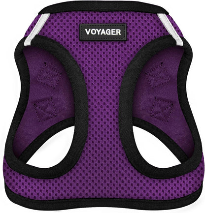 Voyager Step-in Air Dog Vest Harness - Moss Green, Medium | 16 - 18" in Chest, Reflective Bands, All Weather Breathable Air Mesh, Cats Compatible, Lightweight, Fast Drying - Colors B