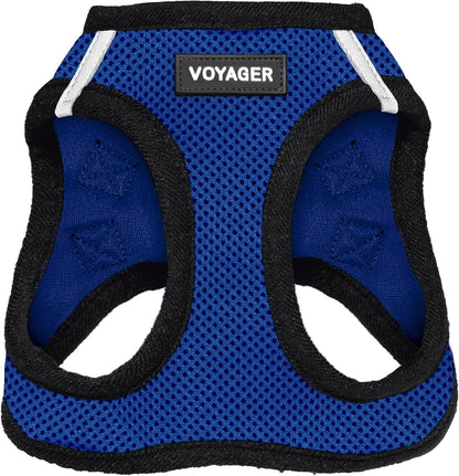 Voyager Step-in Air Dog Vest Harness - Moss Green, Medium | 16 - 18" in Chest, Reflective Bands, All Weather Breathable Air Mesh, Cats Compatible, Lightweight, Fast Drying - Colors B