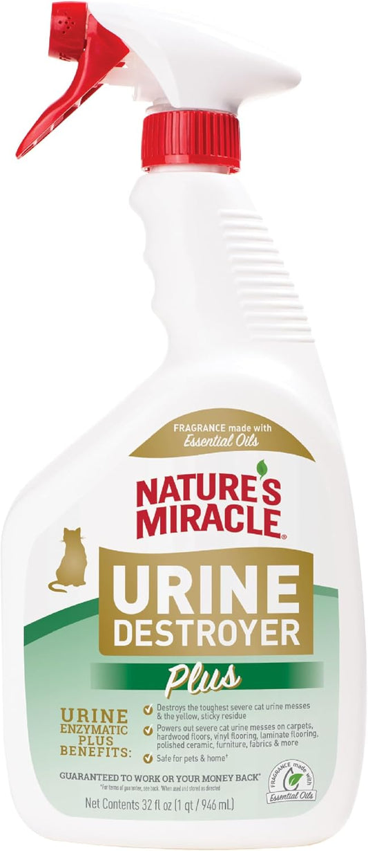 Cat Urine Destroyer Plus, Enzymatic Cleaner, 32 oz