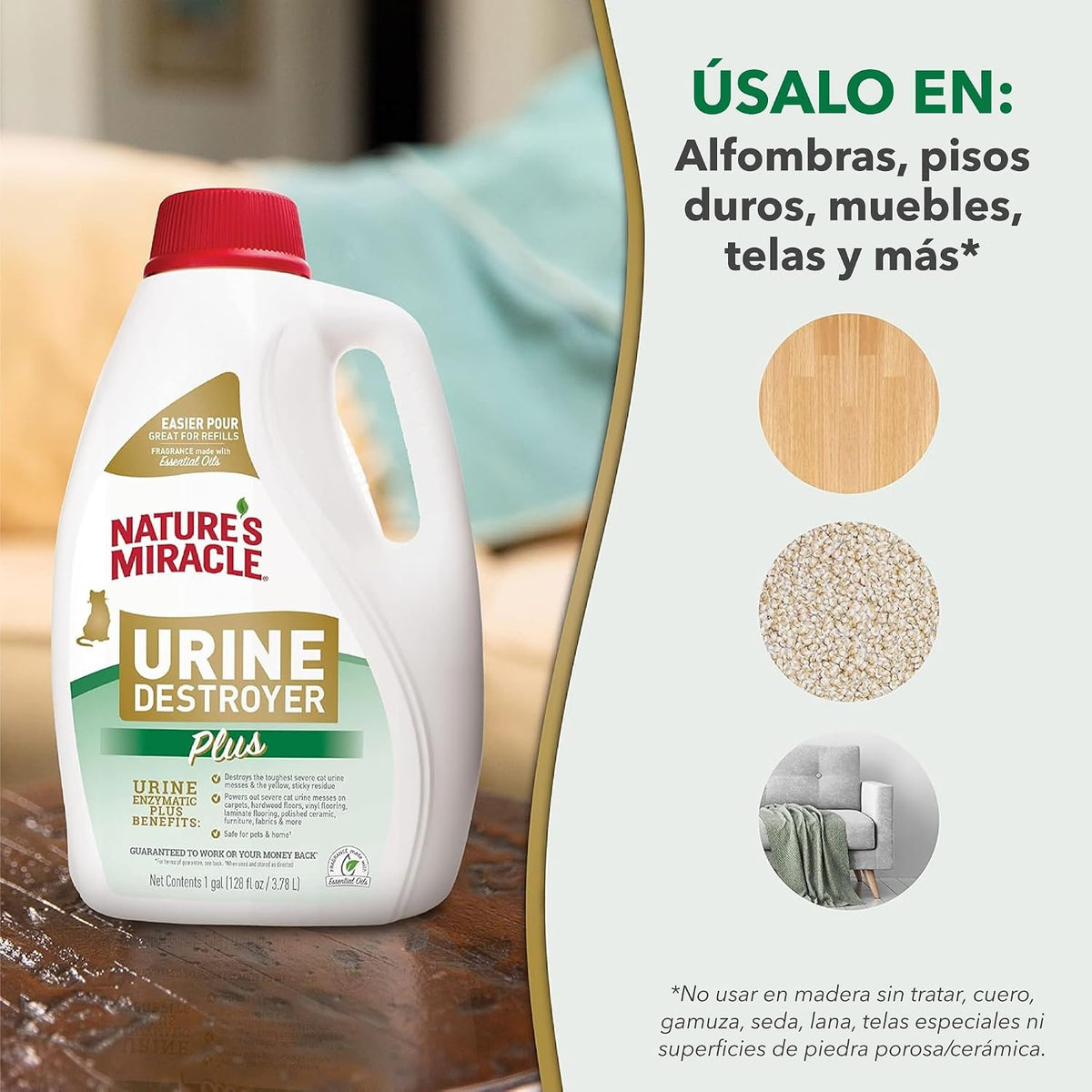 Cat Urine Destroyer Plus, Enzymatic Cleaner, 32 oz