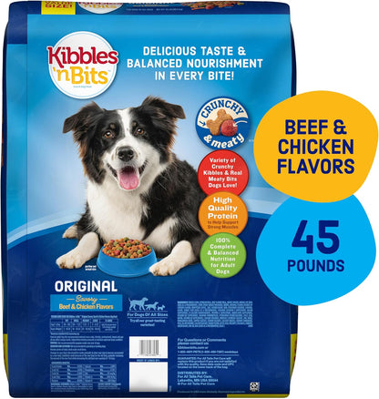 Original Savory Beef & Chicken Flavor Dry Dog Food, 31 Pound Bag