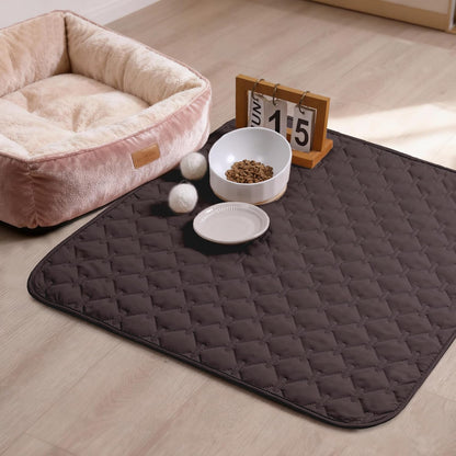 100% Double-Sided Waterproof Dog Bed Cover Pet Blanket Sofa Couch Furniture Protector for Puppy Large Dog Cat, Reversible (68x82 Inch (Pack of 1), Dark Grey/Light Grey) - Colors B