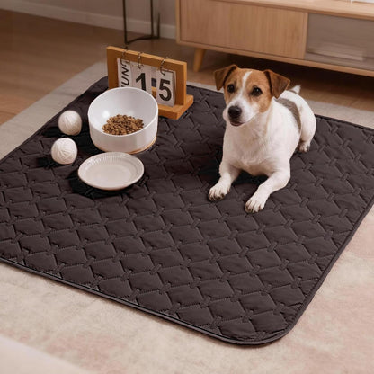 100% Double-Sided Waterproof Dog Bed Cover Pet Blanket Sofa Couch Furniture Protector for Puppy Large Dog Cat, Reversible (68x82 Inch (Pack of 1), Dark Grey/Light Grey) - Colors B