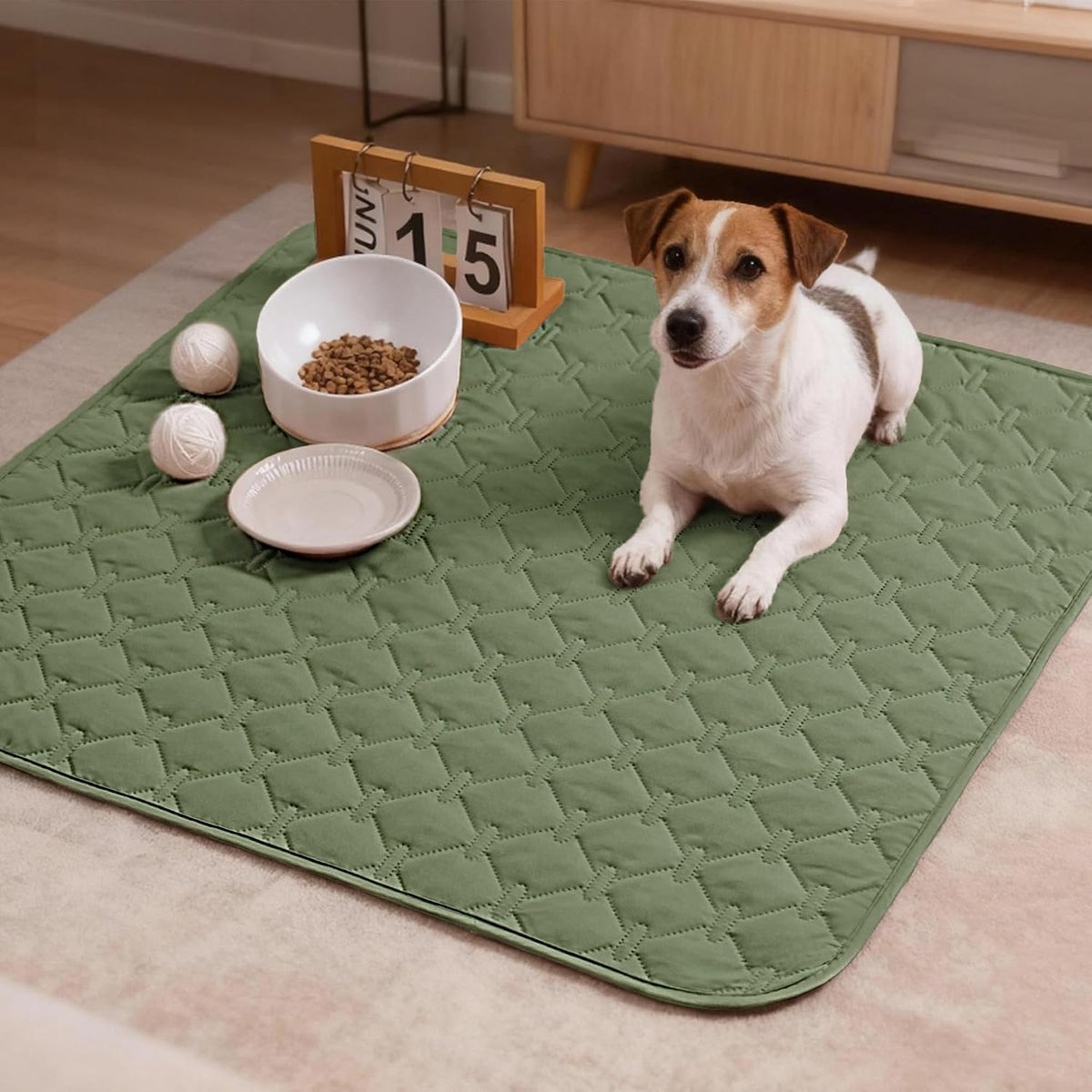 100% Double-Sided Waterproof Dog Bed Cover Pet Blanket Sofa Couch Furniture Protector for Puppy Large Dog Cat, Reversible (68x82 Inch (Pack of 1), Dark Grey/Light Grey) - Colors B