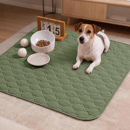 100% Double-Sided Waterproof Dog Bed Cover Pet Blanket Sofa Couch Furniture Protector for Puppy Large Dog Cat, Reversible (68x82 Inch (Pack of 1), Dark Grey/Light Grey) - Colors B