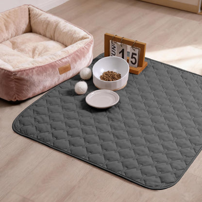 100% Double-Sided Waterproof Dog Bed Cover Pet Blanket Sofa Couch Furniture Protector for Puppy Large Dog Cat, Reversible (68x82 Inch (Pack of 1), Dark Grey/Light Grey) - Colors B