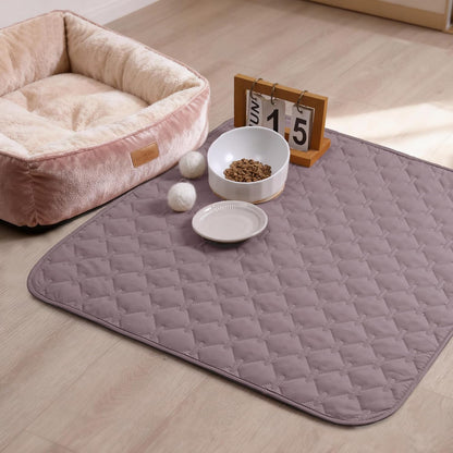 100% Double-Sided Waterproof Dog Bed Cover Pet Blanket Sofa Couch Furniture Protector for Puppy Large Dog Cat, Reversible (68x82 Inch (Pack of 1), Dark Grey/Light Grey) - Colors B