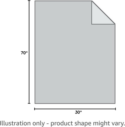 100% Double-Sided Waterproof Dog Bed Cover Pet Blanket Sofa Couch Furniture Protector for Puppy Large Dog Cat, Reversible (68x82 Inch (Pack of 1), Dark Grey/Light Grey) - Colors B