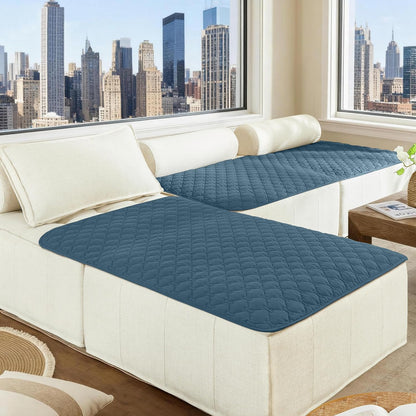 100% Double-Sided Waterproof Dog Bed Cover Pet Blanket Sofa Couch Furniture Protector for Puppy Large Dog Cat, Reversible (68x82 Inch (Pack of 1), Dark Grey/Light Grey) - Colors B