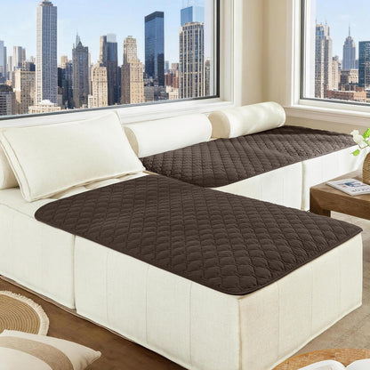 100% Double-Sided Waterproof Dog Bed Cover Pet Blanket Sofa Couch Furniture Protector for Puppy Large Dog Cat, Reversible (68x82 Inch (Pack of 1), Dark Grey/Light Grey) - Colors B