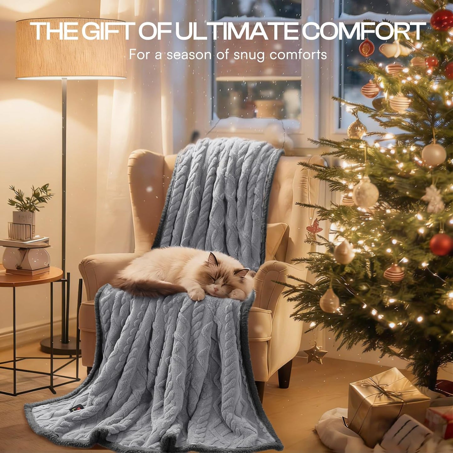 Luciphia Waterproof Pet Blanket, Liquid Pee Proof Dog Blankets for Sofa Bed Couch, Reversible Sherpa Fleece Furniture Protector Cover for Small Medium Large Dogs Cats,Khaki X-Large（85" x 57"）