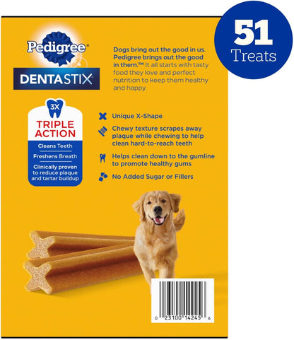 Dentastix Large Breed Dental Dog Treats, Fresh