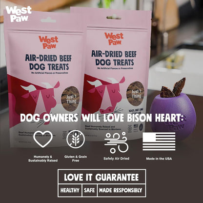 Air-Dried Single Ingredient Beef Lung Dog Treats – 100% Pasture-Raised, High-Protein, All-Natural Chews – Made in USA – Nutrient-Rich, Easily Breakable, Grain-Free