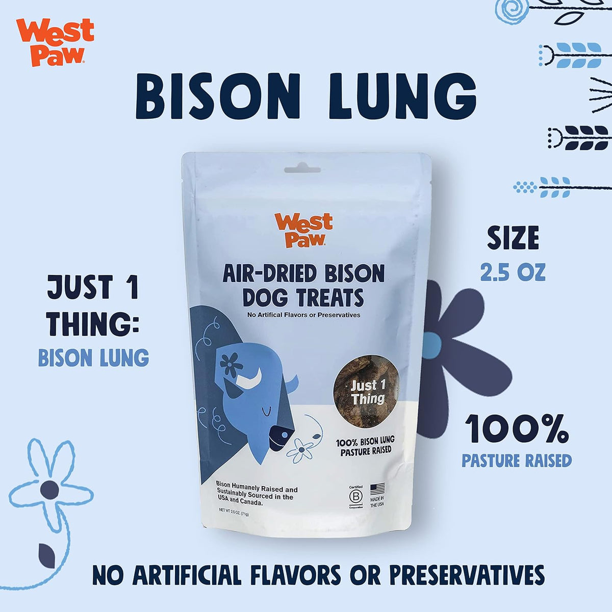 Air-Dried Single Ingredient Beef Lung Dog Treats – 100% Pasture-Raised, High-Protein, All-Natural Chews – Made in USA – Nutrient-Rich, Easily Breakable, Grain-Free