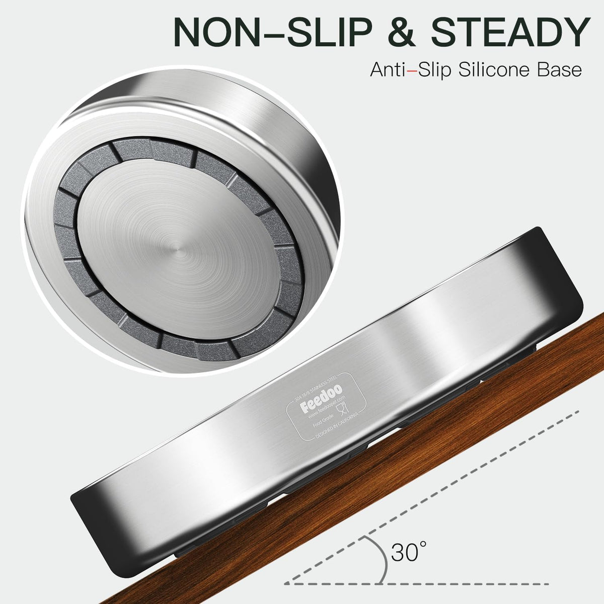 Slow Feeder Dog Bowl-1Cup for Small Puppy, Double-Layer 304 Stainless Steel Puzzle Bowl, Anti-Choking for Fast Eaters, Heavy-Duty Non-Slip Base, Dishwasher Safe