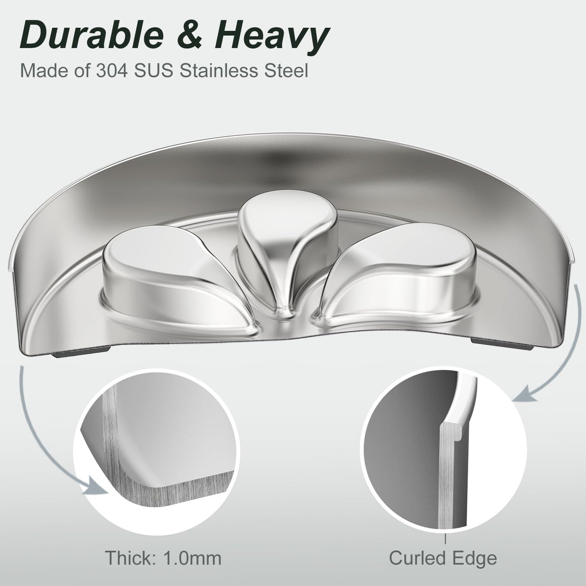 Slow Feeder Dog Bowl-1Cup for Small Puppy, Double-Layer 304 Stainless Steel Puzzle Bowl, Anti-Choking for Fast Eaters, Heavy-Duty Non-Slip Base, Dishwasher Safe