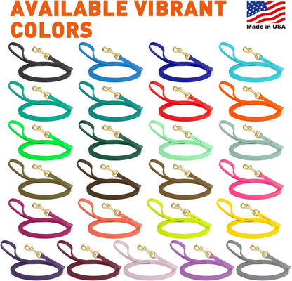 Biothane Working Lead for Dogs 6ft Black - Colors B