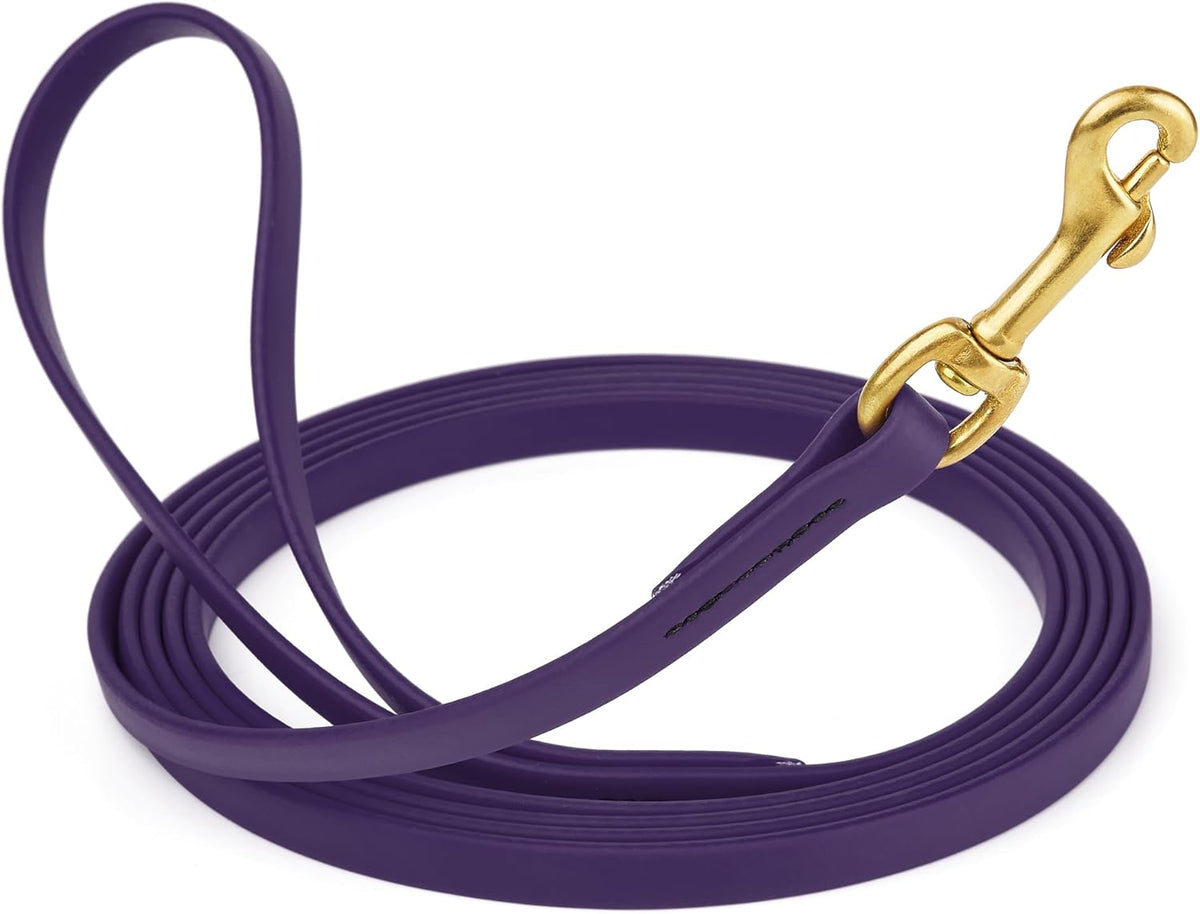 Biothane Working Lead for Dogs 6ft Black - Colors B