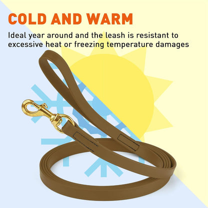 Biothane Working Lead for Dogs 6ft Black - Colors B