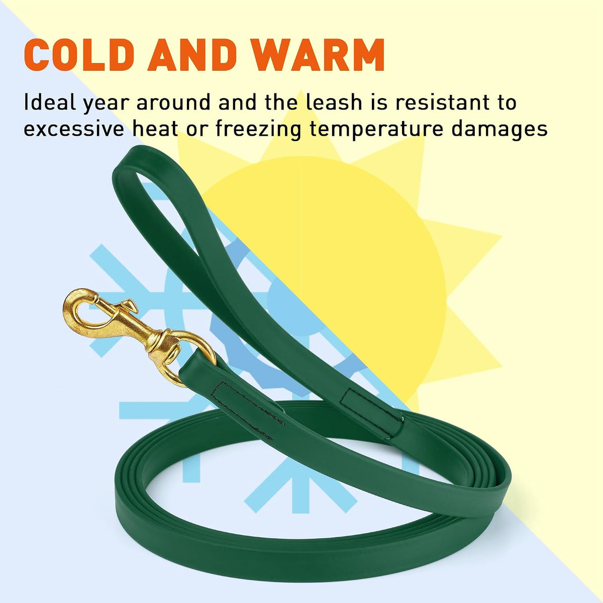 Biothane Working Lead for Dogs 6ft Black - Colors B