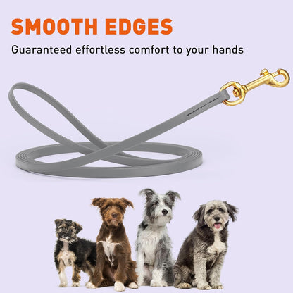 Biothane Working Lead for Dogs 6ft Black - Colors B