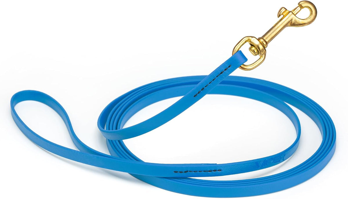 Biothane Working Lead for Dogs 6ft Black - Colors B