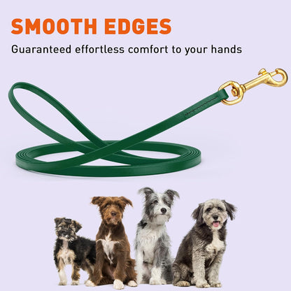 Biothane Working Lead for Dogs 6ft Black - Colors B