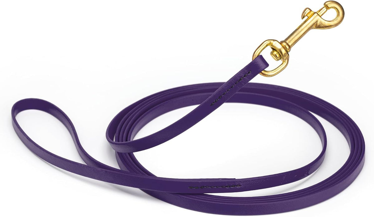 Biothane Working Lead for Dogs 6ft Black - Colors B