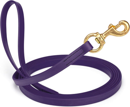 Biothane Working Lead for Dogs 6ft Black - Colors B