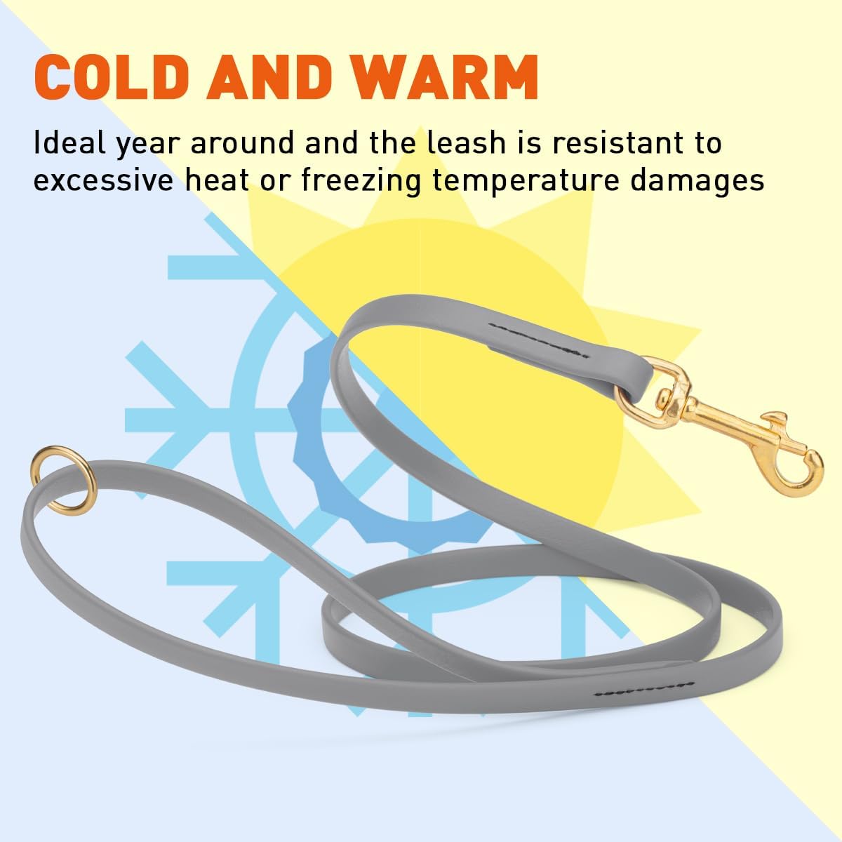 Biothane Working Lead for Dogs 6ft Black - Colors B