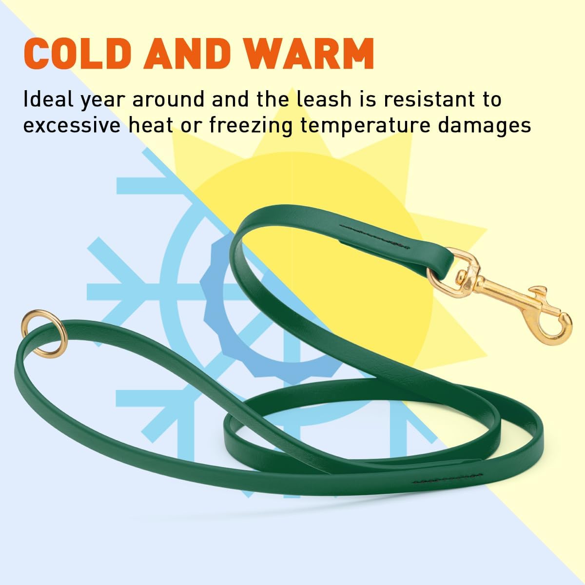Biothane Working Lead for Dogs 6ft Black - Colors B