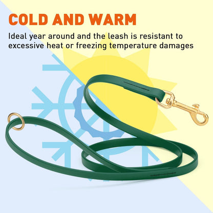 Biothane Working Lead for Dogs 6ft Black - Colors B