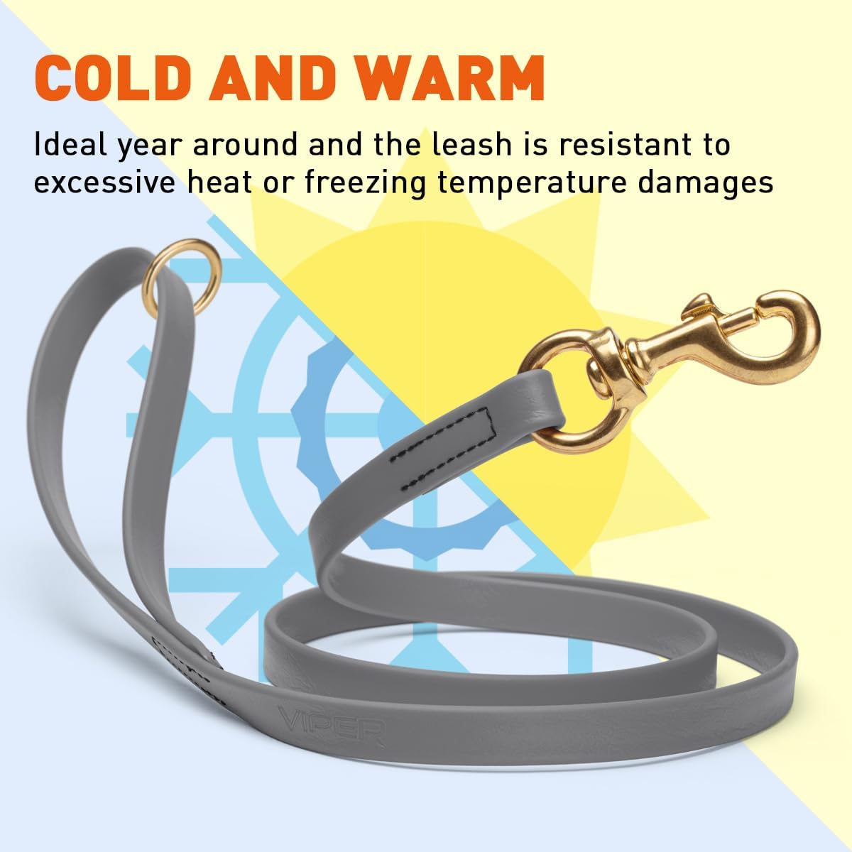 Biothane Working Lead for Dogs 6ft Black - Colors B