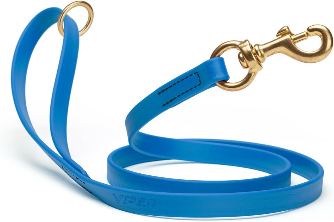 Biothane Working Lead for Dogs 6ft Black - Colors B